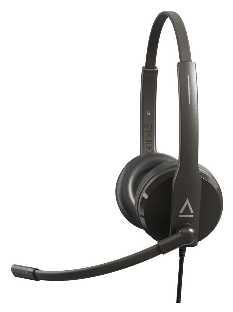 HS-230 Ohraufliegender Kopfhörer Kabelgebunden USB Typ-A  (Schwarz) 