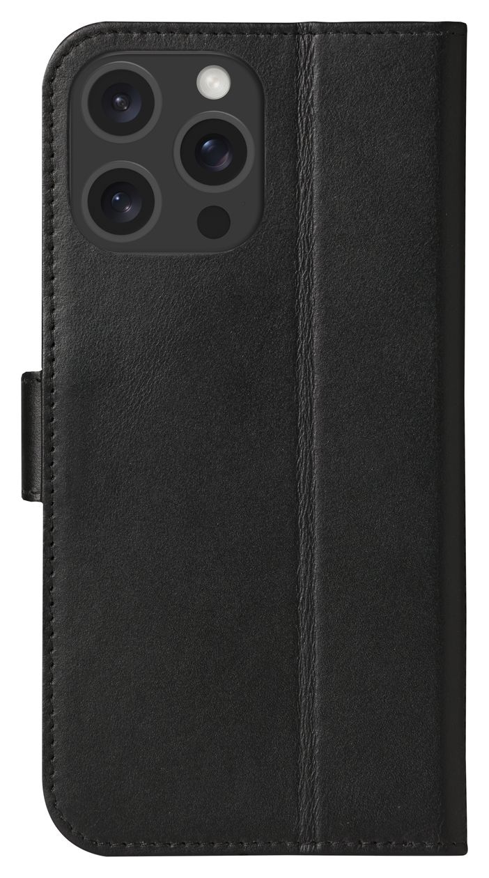 Copenhagen Folio für Apple iPhone 16 ProMax  (Schwarz) 