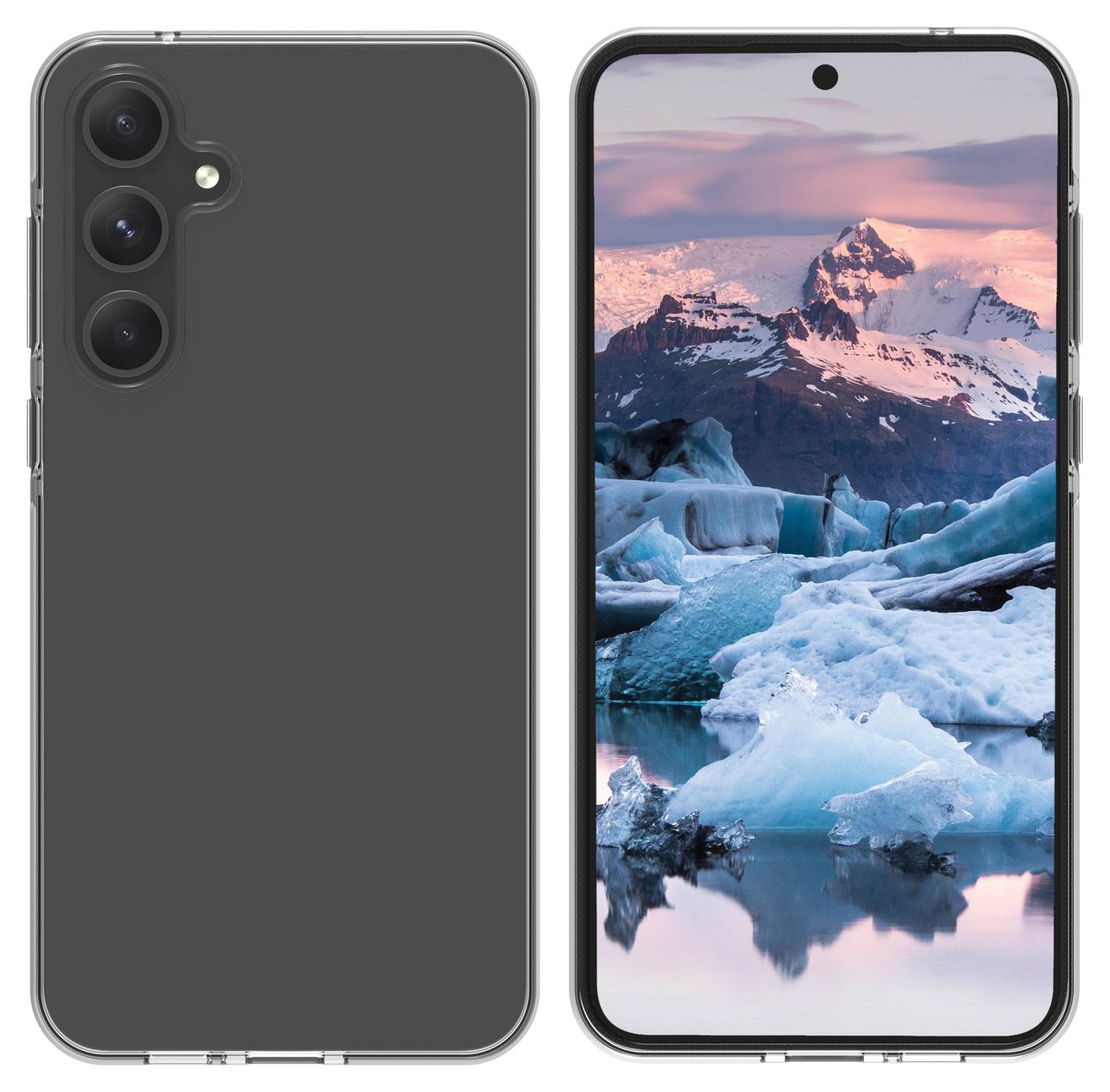 Greenland Cover für Samsung Galaxy A55 5G  (Transparent) 