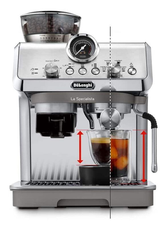 EC9255.M La Specialista Arte Evo Siebträger Kaffeemaschine 15 bar 1400 W  (Stahl) 