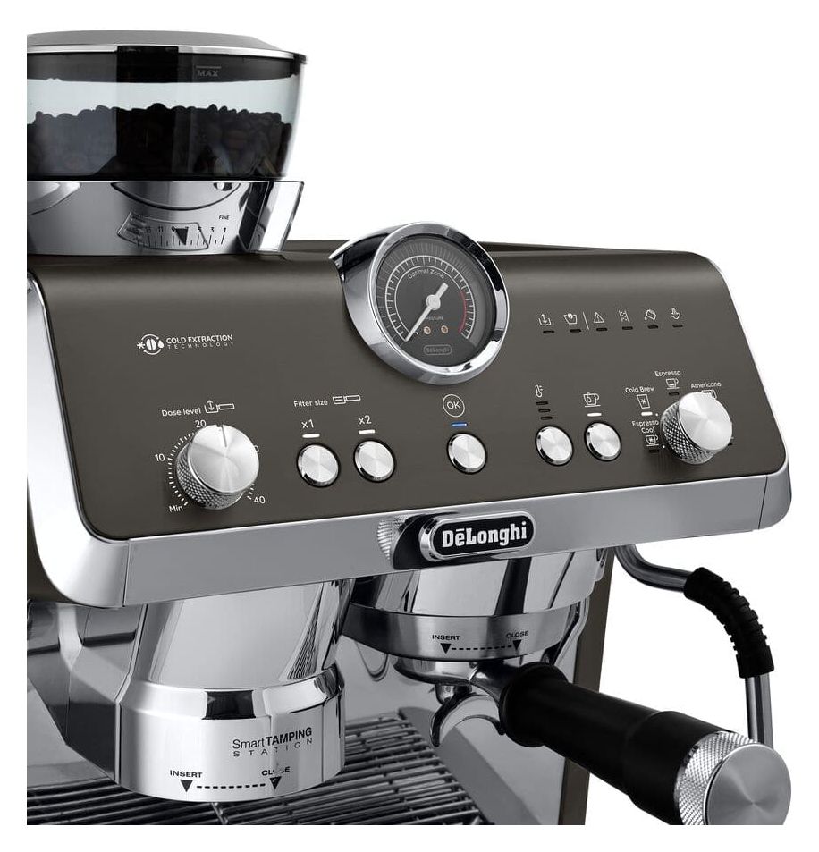 EC9555.BK La Specialista Siebträger Kaffeemaschine 19 bar 1550 W  (Schwarz, Edelstahl) 