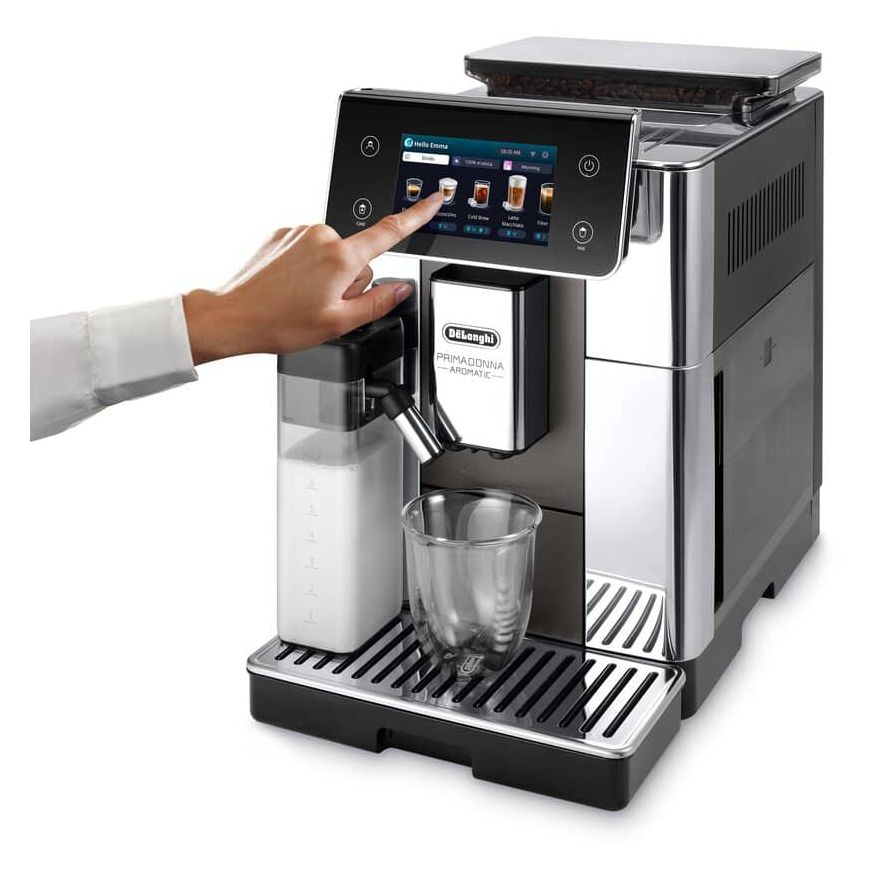 PrimaDonna Aromatic ECAM630.75.TSM Kaffeevollautomat 19 bar 2,2 l 500 g AutoClean  (Schwarz, Titan) 