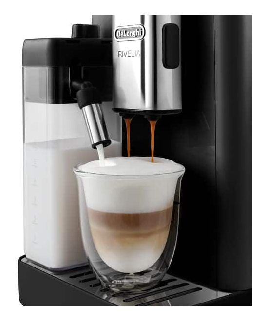 Rivelia EXAM440.55.B Kaffeevollautomat 19 bar 1,4 l  (Schwarz) 