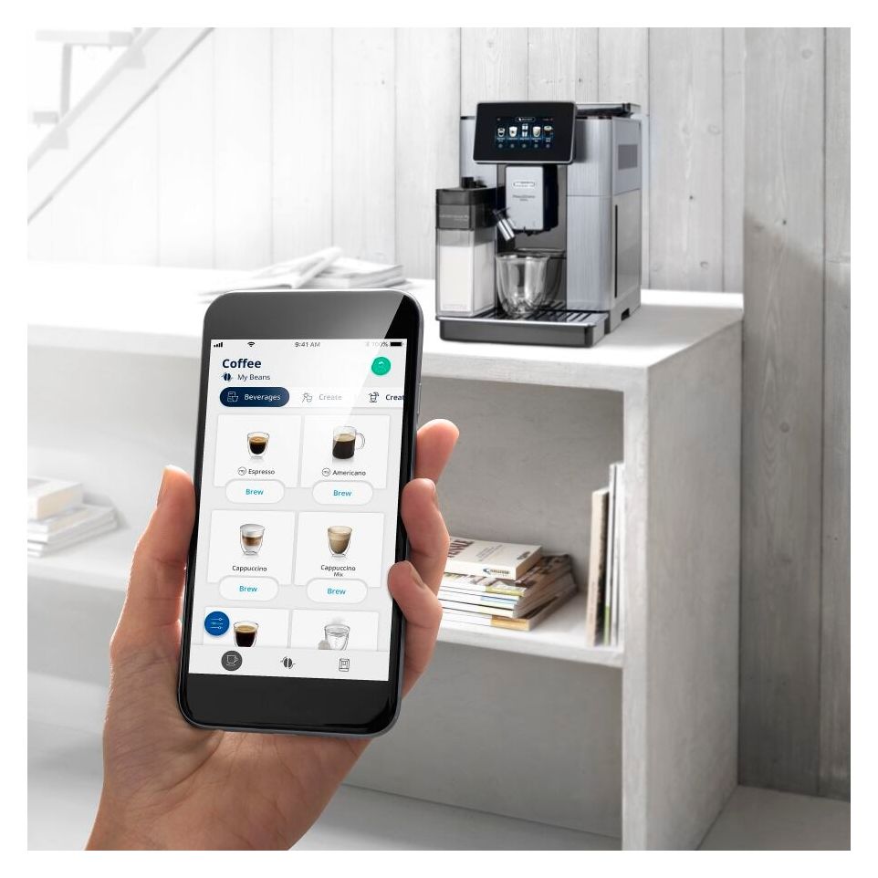 PrimaDonna Soul ECAM610.75.MB Kaffeevollautomat 2,2 l 500 g (Metal Black) 
