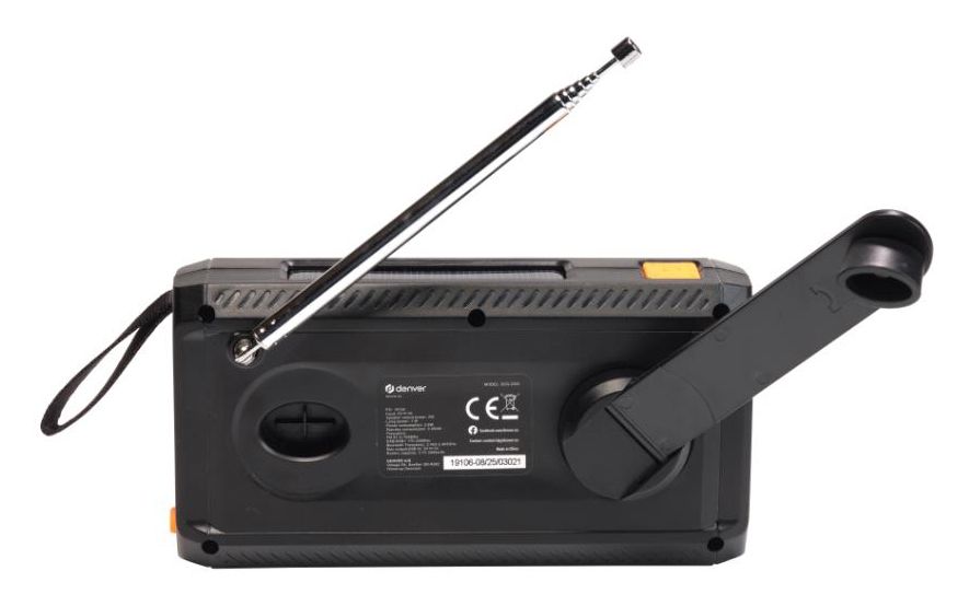 SCD-2033 DAB+, FM Radio Tragbar  (Schwarz) 