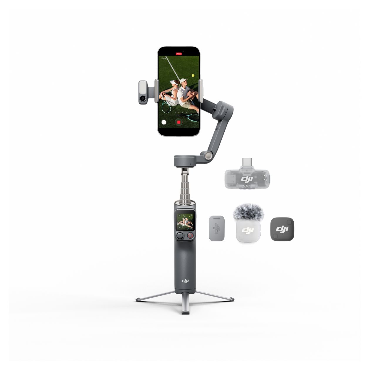Osmo Mobile 8P Creator Combo Stativ Gimbal für Smartphone faltbar Bluetooth  (Schwarz) 