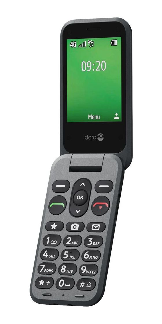 Leva E20 4G Smartphone 7,11 cm (2.8 Zoll) 0,3 MP Single SIM  (Schwarz) 