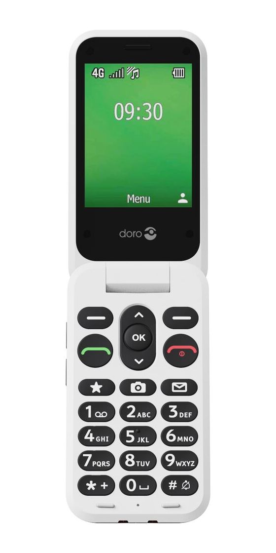 Leva E30 4G Smartphone 7,11 cm (2.8 Zoll) 0,3 MP Single SIM  (Rot, Weiß) 