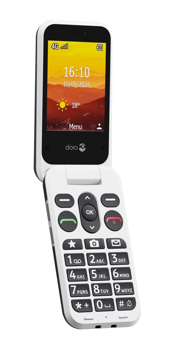 Leva L30 4G Smartphone 7,11 cm (2.8 Zoll) 2 MP Single SIM  (Schwarz, Weiß) 