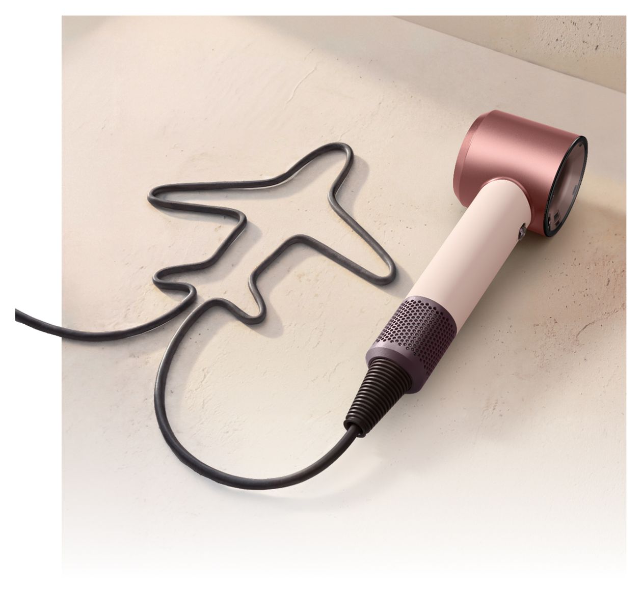 HD19 Supersonic Travel Ceramic Haartrockner 1220 W  (Pink) 