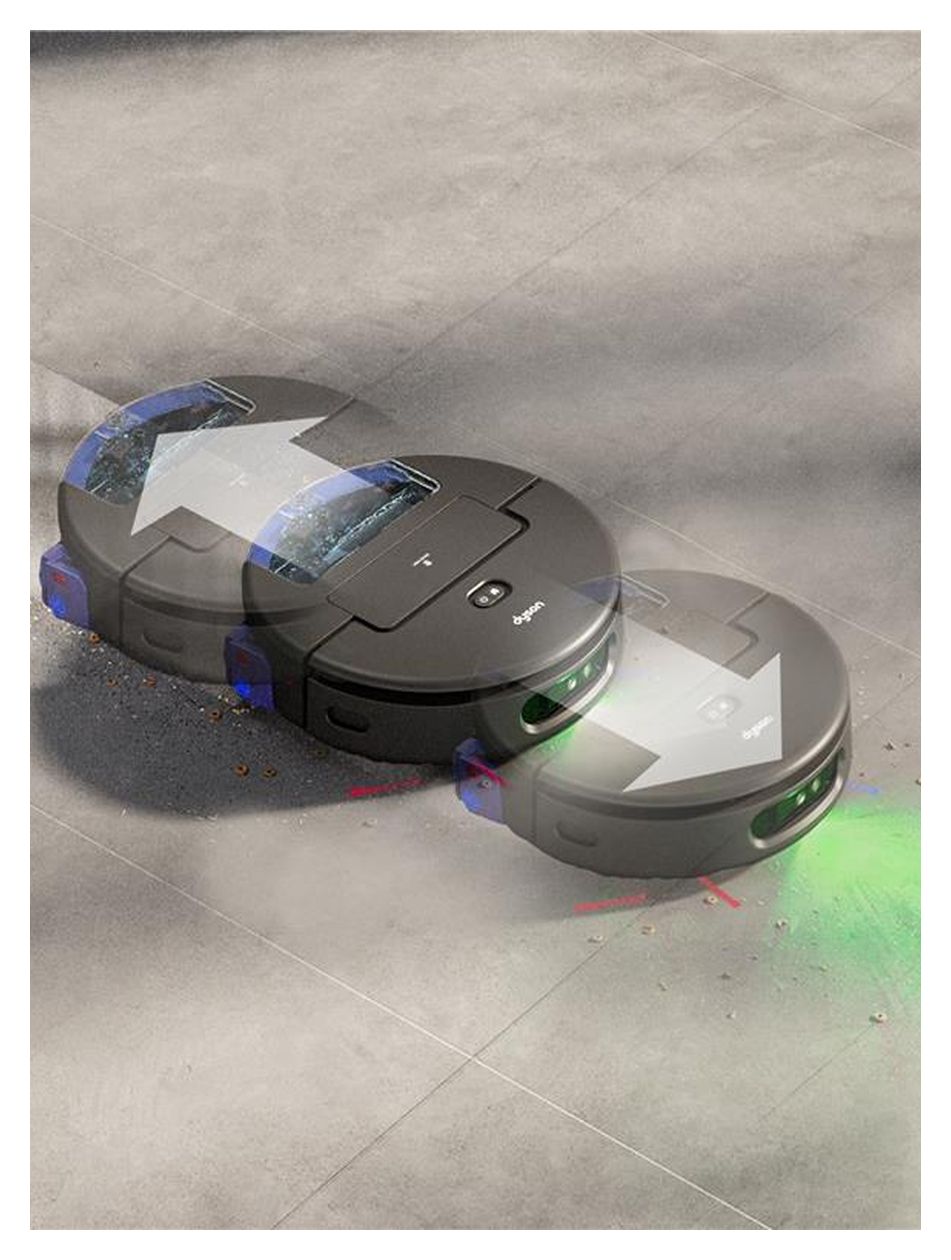 Spot+Scrub AI Saugroboter nass/trocken 140 min Akku 18000 Pascal Leistung  (Schwarz) 