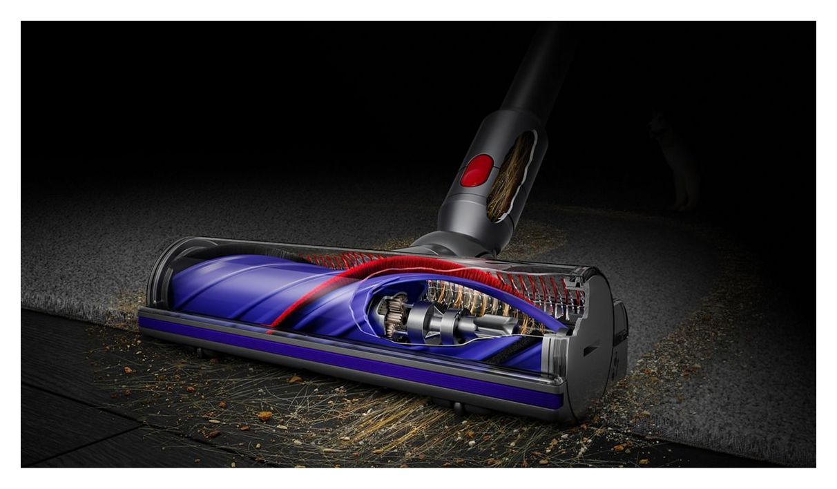 V10 Cyclone Submarine + Flex-Adapter Handstaubsauger Beutellos bis 60 min Laufzeit  (Nickel, Violett) 