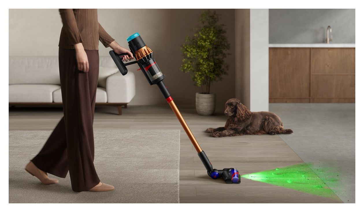 V16 Piston Animal Handstaubsauger Beutellos bis 70 min Laufzeit HEPA  (Schwarz, Kupfer) 