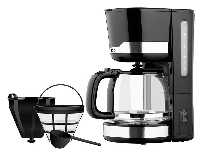 KP2115 12 Tassen Filterkaffeemaschine 1,5 l  (Schwarz, Edelstahl) 