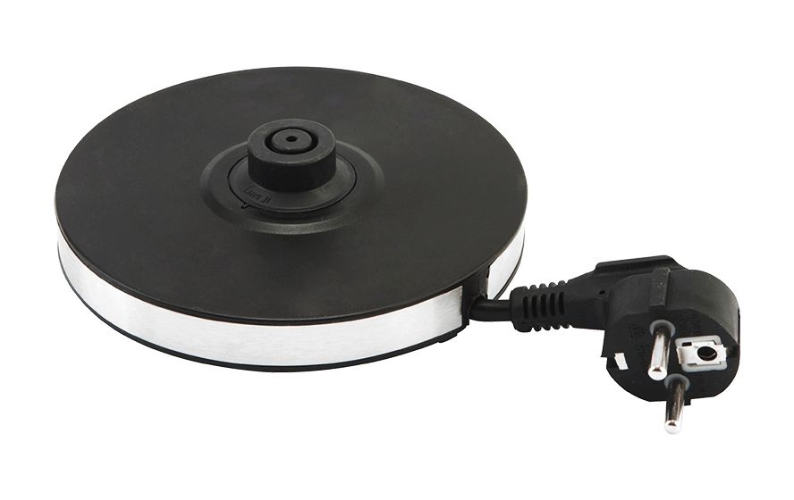 RK1740 1,7 l Wasserkocher 2000 W  (Schwarz, Edelstahl) 