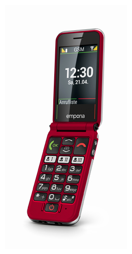 Emporia Joy V228 Seniorenhandy 2G Smartphone 7,11 cm (2.8 Zoll) 2 MP Single  SIM (Rot) von expert Technomarkt