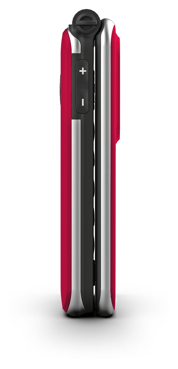 Joy V228 Seniorenhandy 4G Smartphone 7,11 cm (2.8 Zoll) 2 MP Single SIM  (Rot) 