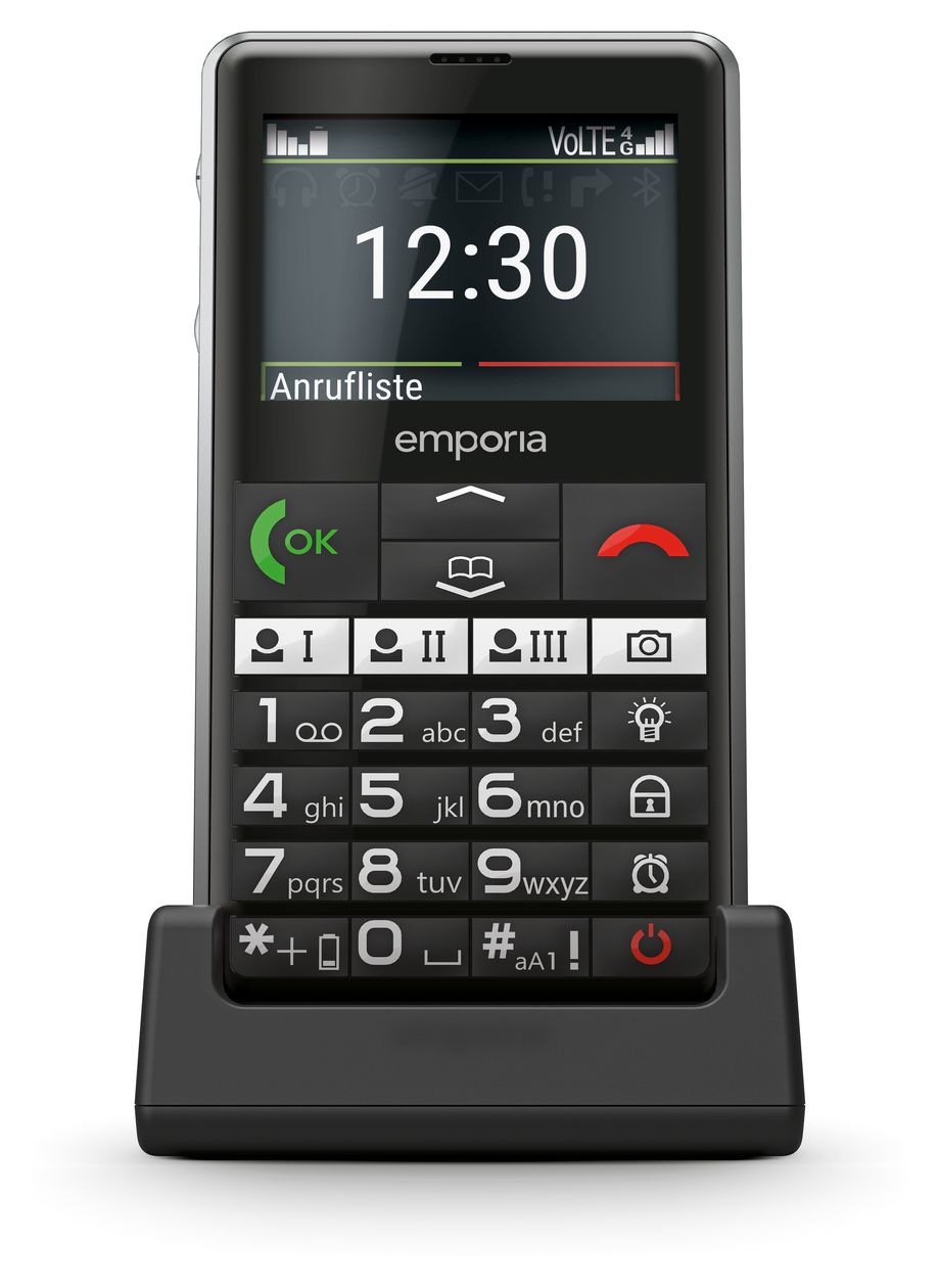 Pure V76 4G Smartphone 5,87 cm (2.31 Zoll) 2 MP Single SIM  (Schwarz) 