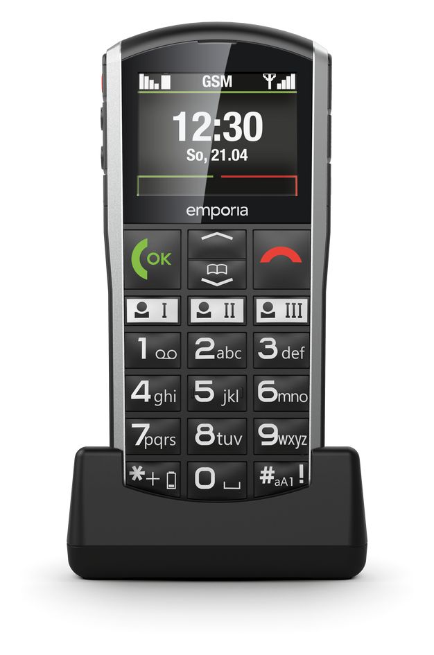 SimpliCity V27 2G Smartphone 5,08 cm (2 Zoll)  (Schwarz, Silber) 