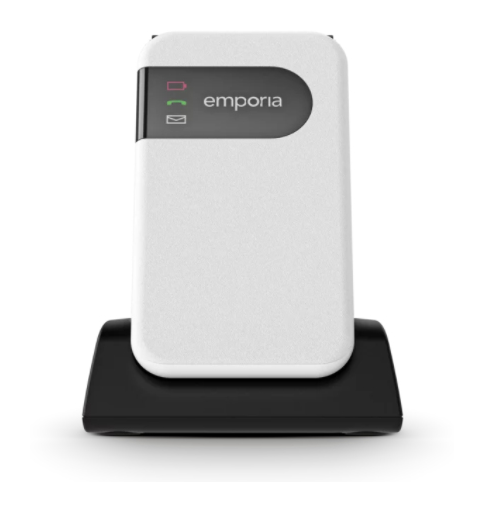 Emporia SimpliCity Glam 4G Smartphone 7,11 cm (2.8 Zoll) Single SIM  (Schwarz, Weiß) von expert Technomarkt