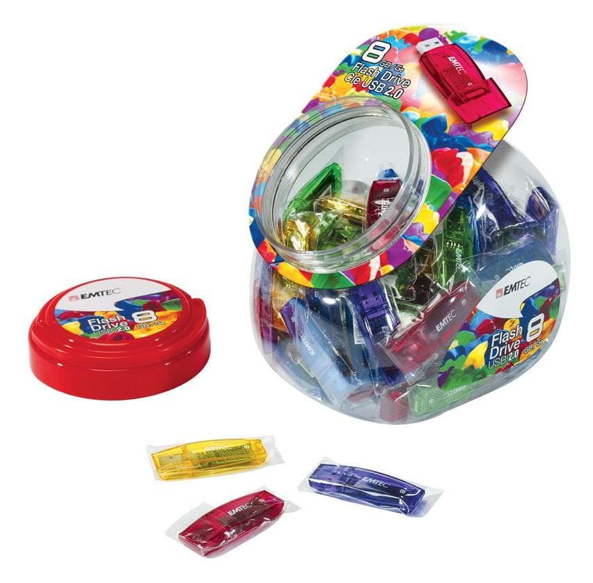 C410 Color Mix - Candy Jar 80 Stück USB Typ-A Stick 32 GB  (Mehrfarbig) 