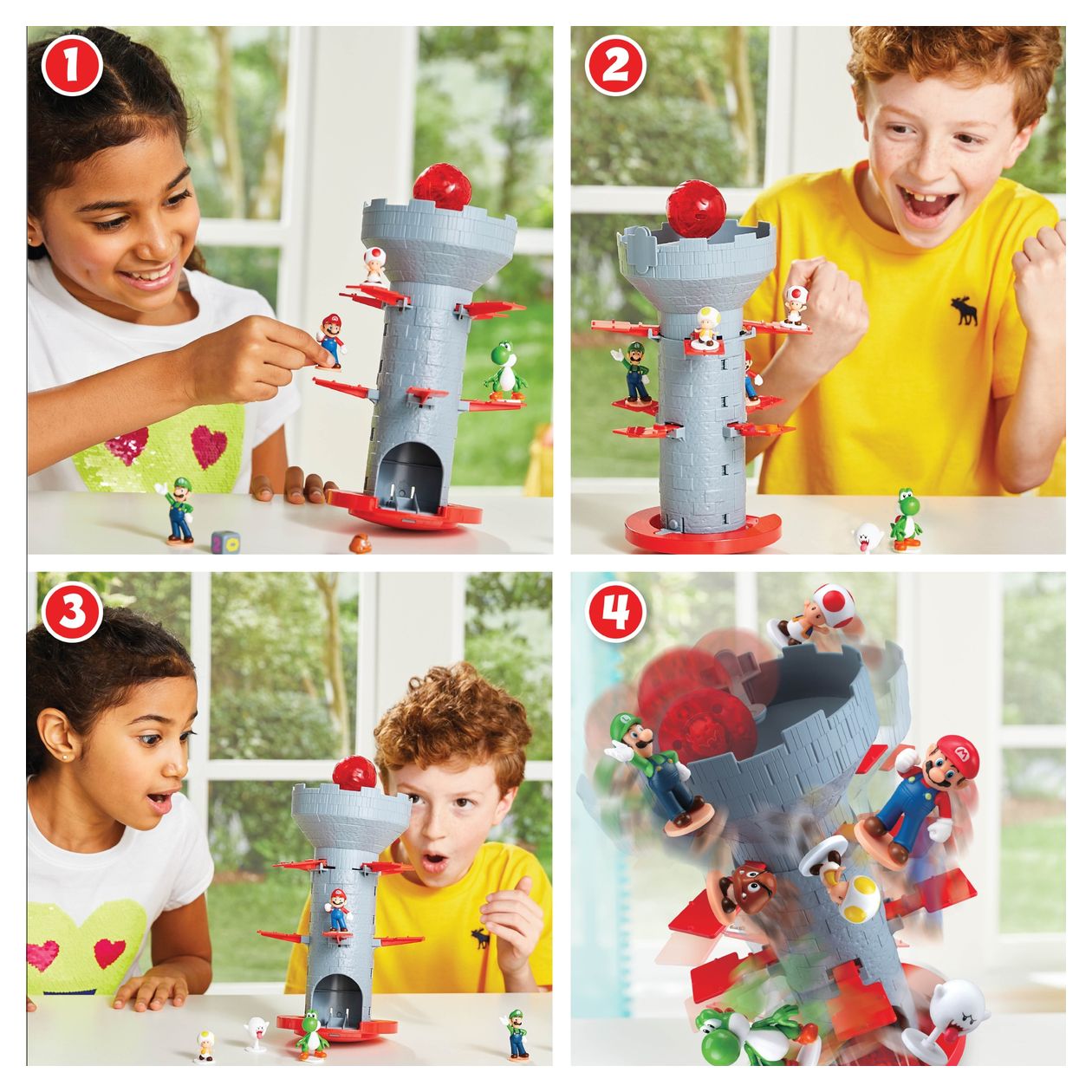 7356 Super Mario Blow Up Shaky Tower Brettspiel ab 4 Jahr(e) 