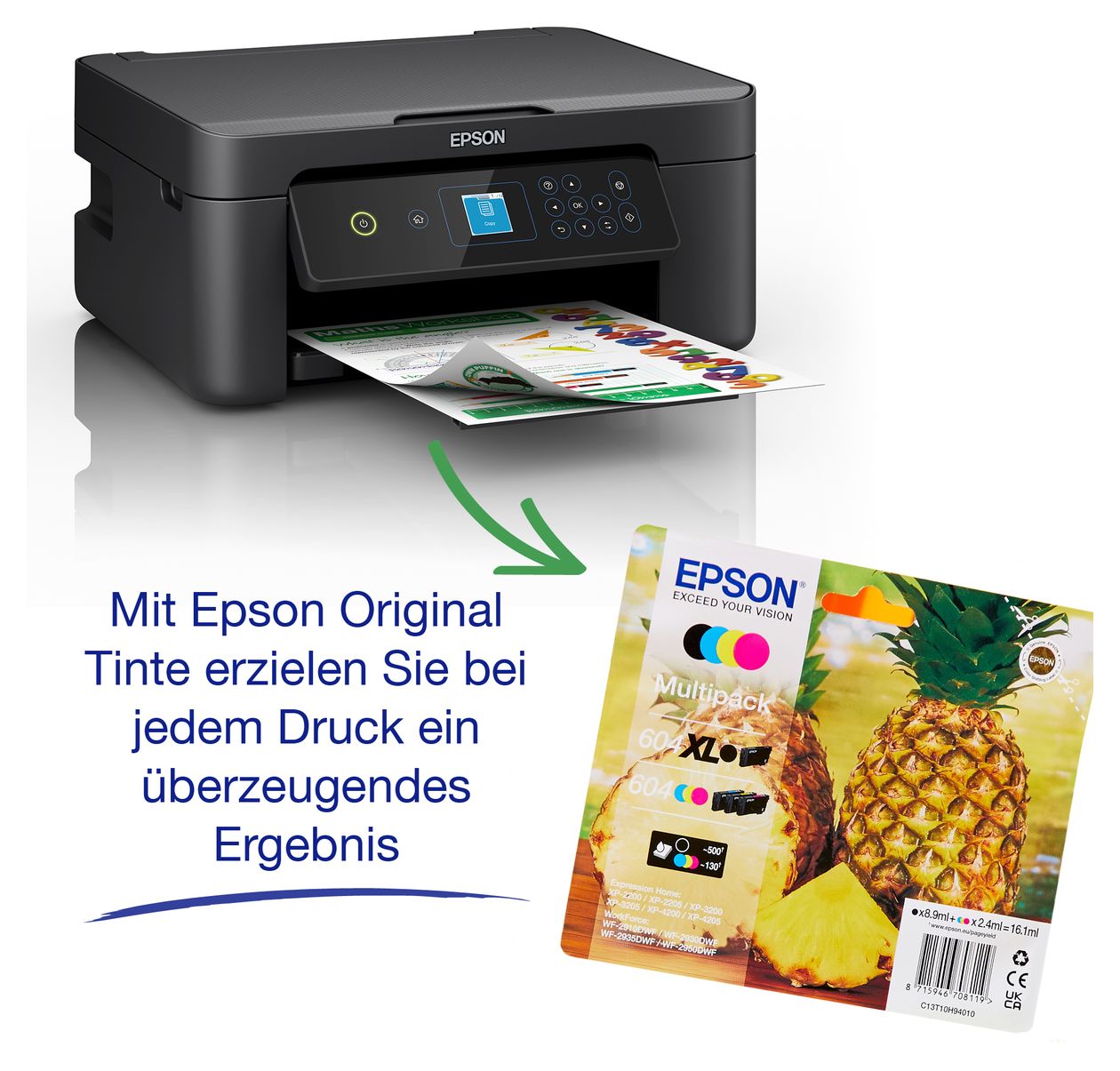 Expression Home XP-3205 All in One A4 Tintenstrahl Drucker 5760 x 1440 DPI 