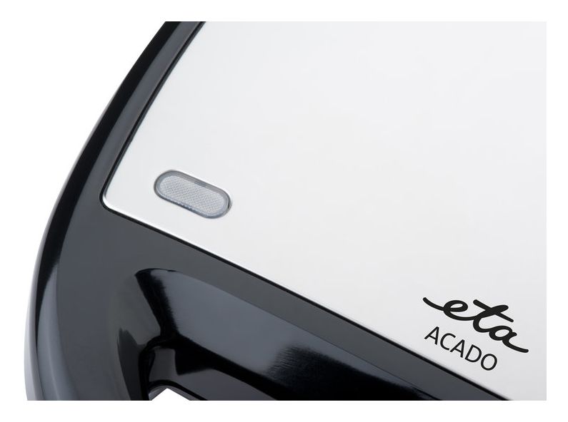 Acado Sandwichmaker 750 W für 4 Sandwiches  (Schwarz, Edelstahl) 