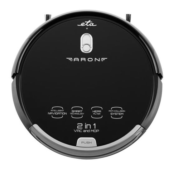 Aron Saugroboter nass/trocken 120 min Akku  (Schwarz, Silber) 