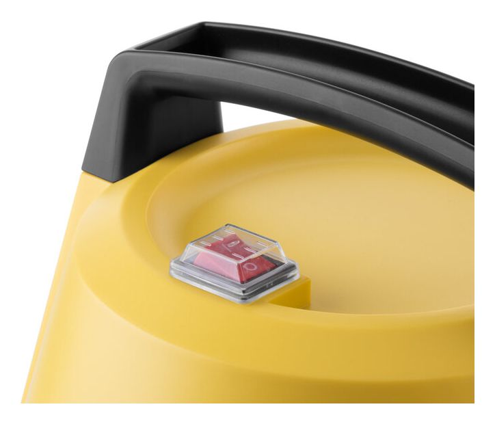 Barello Bodenstaubsauger mit Staubbeutel 1400 W HEPA  (Schwarz, Gelb) 