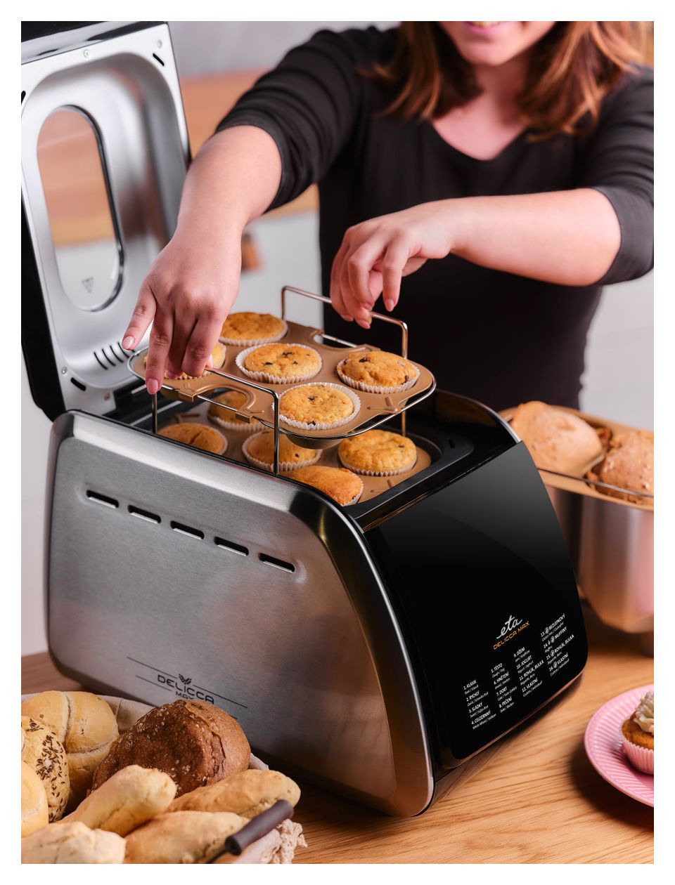 Delicca II Max Brotbackautomat für 1,5 kg 850 W 