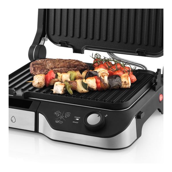 DeliChef 2000 W mit 308 x 230 mm Fläche  (Schwarz) 