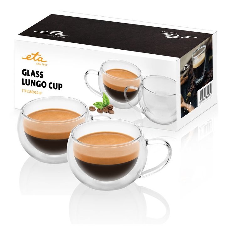 Doppelwandige Lungo Gläser   (Transparent) 