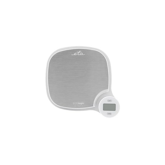 ECOlogic Elektronische Küchenwaage bis 5 kg Genauigkeit 1 g  (Grau) 