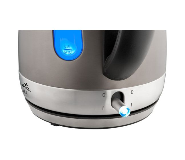 Ela 1,7 l Wasserkocher 2200 W (Anthrazit, Grau, Edelstahl) 