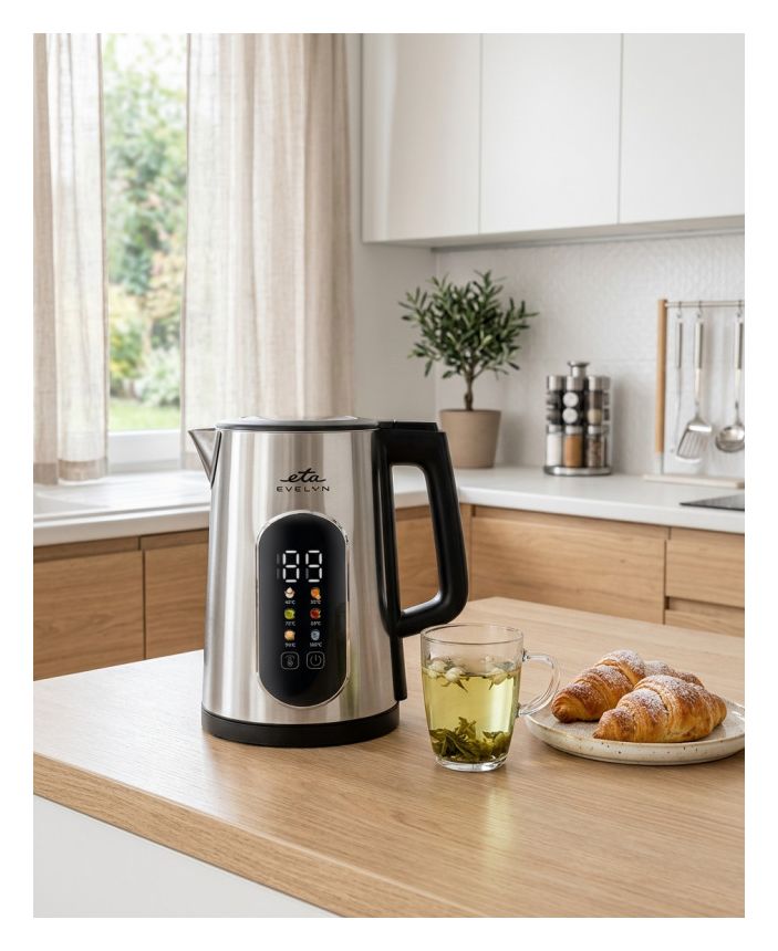 Evelyn 1,5 l Wasserkocher 2200 W  (Edelstahl) 