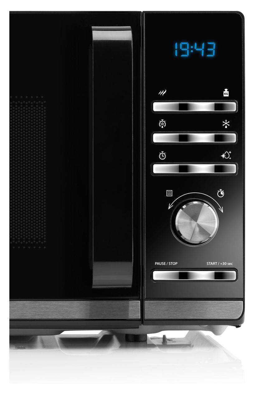 Galateo Freistehende Mikrowelle 700 W Größe: 700 l 5 Stufen  (Schwarz) 