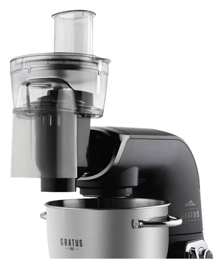 Gratus Evo 1500 W Küchenmaschine 5,5 l  (Grau, Edelstahl) 