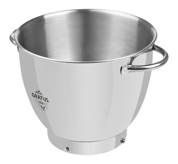 Gratus Vital II 1200 W Küchenmaschine 5,5 l  (Schwarz, Weiß) 