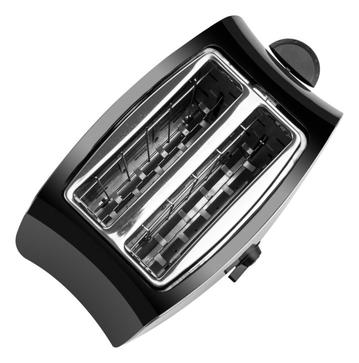 Lenny Toaster 800 W 2 Scheibe(n) 7 Stufen  (Schwarz, Edelstahl) 