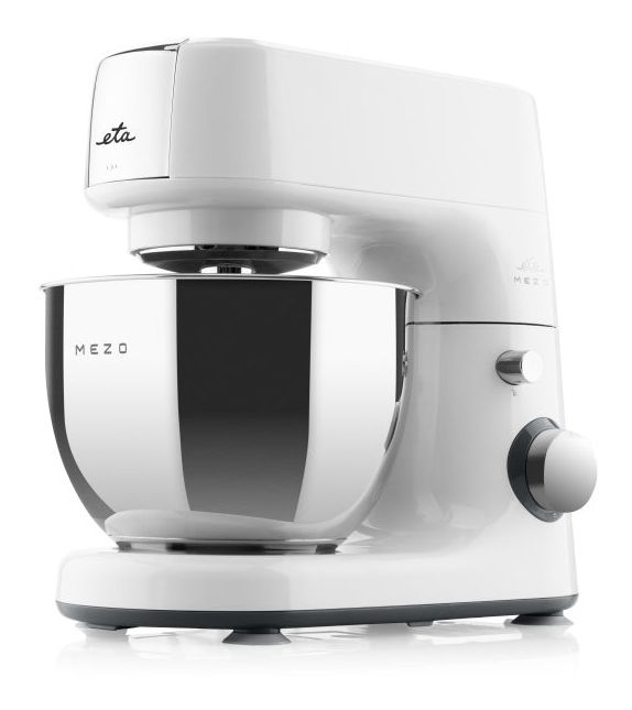Mezo III Bravo 1000 W Küchenmaschine 4 l  (Edelstahl, Weiß) 