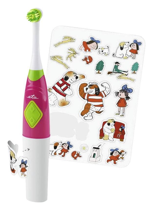 Sonetic Kids Rotierende Zahnbürste für Kinder 4500 Bewegungen pro Minute  (Pink) 