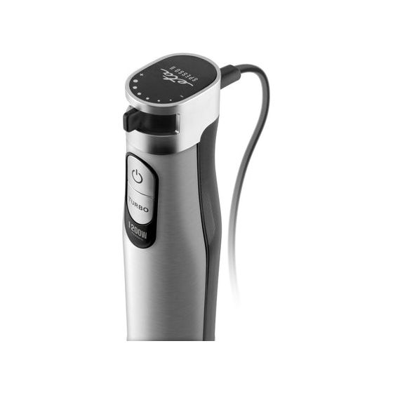 Spesso II Stabmixer 1200 W (Schwarz, Satinierter Stahl) 