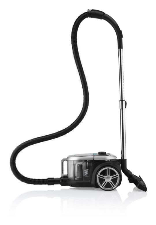 Stormy Car Bodenstaubsauger Beutellos 800 W HEPA  (Schwarz) 