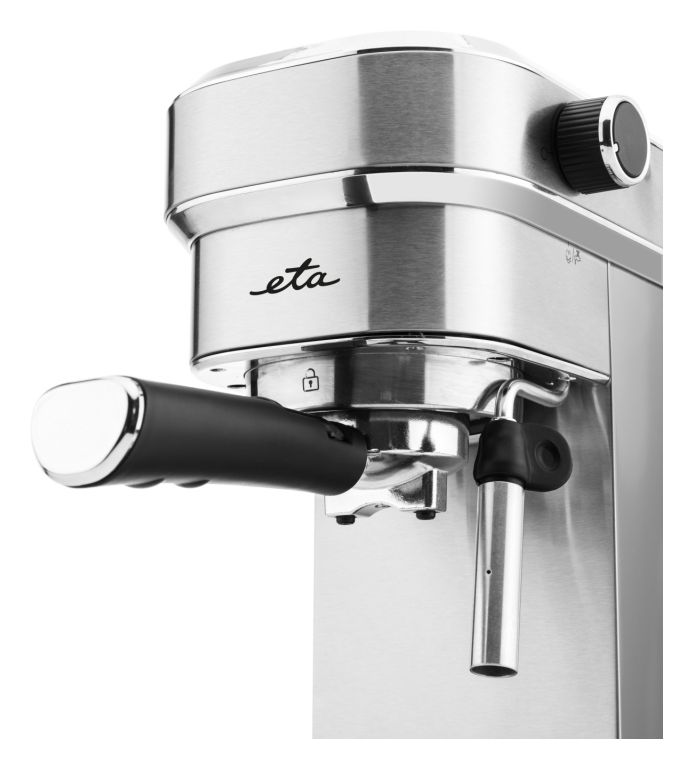 Stretto Siebträger Kaffeemaschine 15 bar 1350 W  (Edelstahl) 