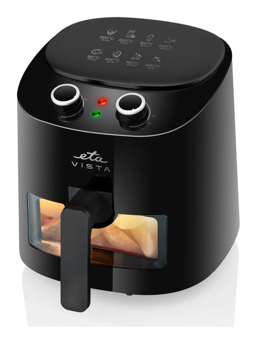 Vista Heißluftfritteuse 4,3 l 1300 W  (Schwarz) 