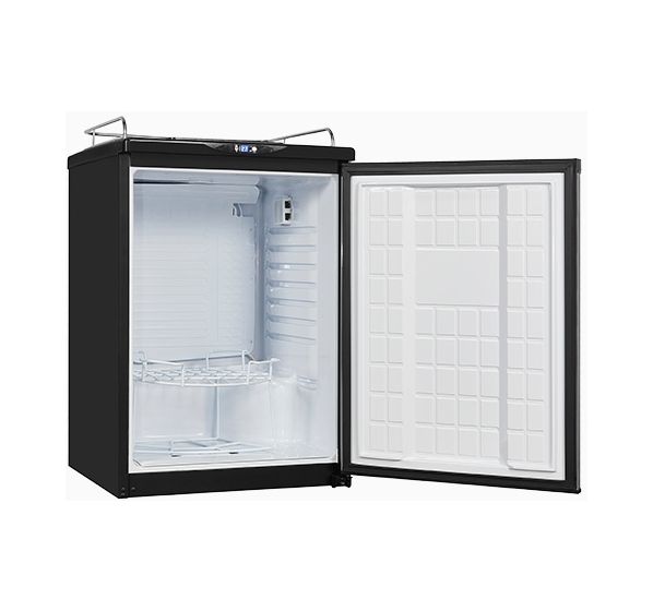 BK160-HE-300G 163 l Tischkühlschrank EEK: G 173 kWh Jahr  (Schwarz, Edelstahl) 