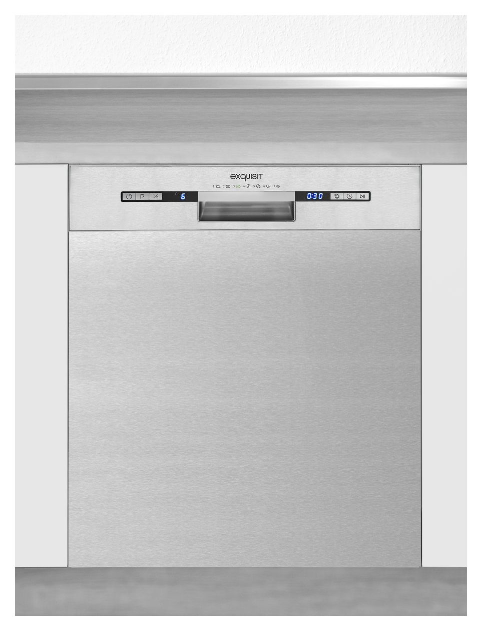 EGSP9313-EF-030E 60 cm Geschirrspüler integriert (ohne Front) Leise 13 Maßgedecke 