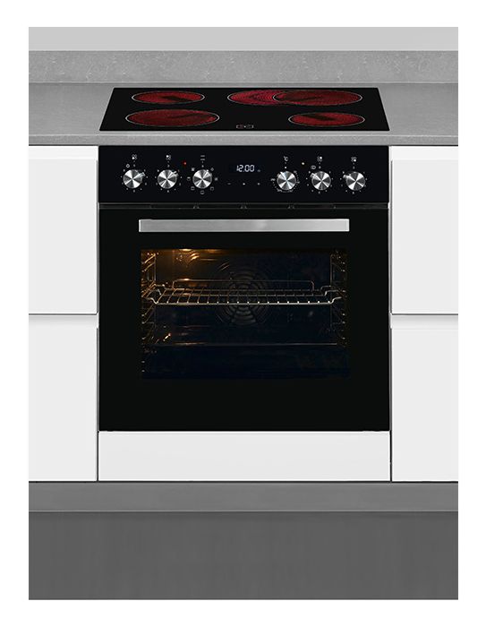EHE157-UBZ-020 Herdset 59 l mit 60 cm Glaskeramik Kochfeld 