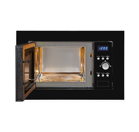 EMW1770-G-D-030 Einbau-Mikrowelle 1000 W Größe: klein 5 Stufen Grill (Schwarz) 